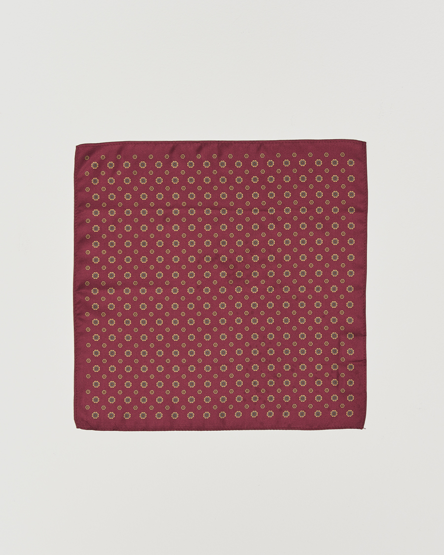 Herre | Amanda Christensen Box Set Silk 8 cm Tie And Pocket Square Bordeaux | Amanda Christensen | Box Set Silk 8 cm Tie And Pocket Square Bordeaux