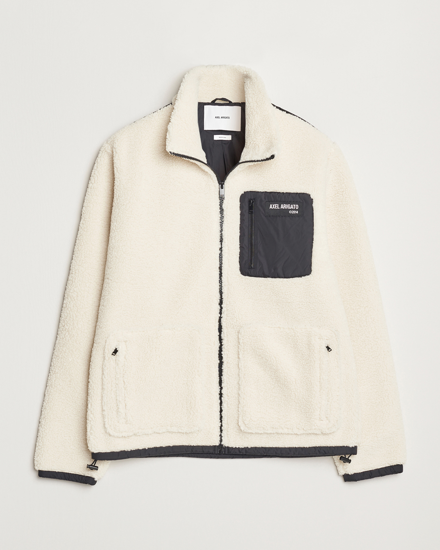Herre | Trøjer | Axel Arigato | Billie Fleece Jacket Ecru