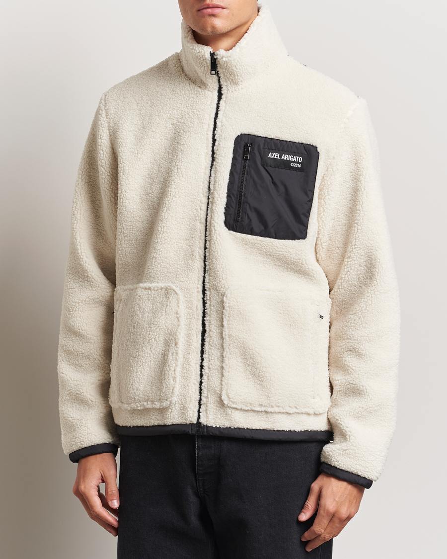 Herre | Trøjer | Axel Arigato | Billie Fleece Jacket Ecru