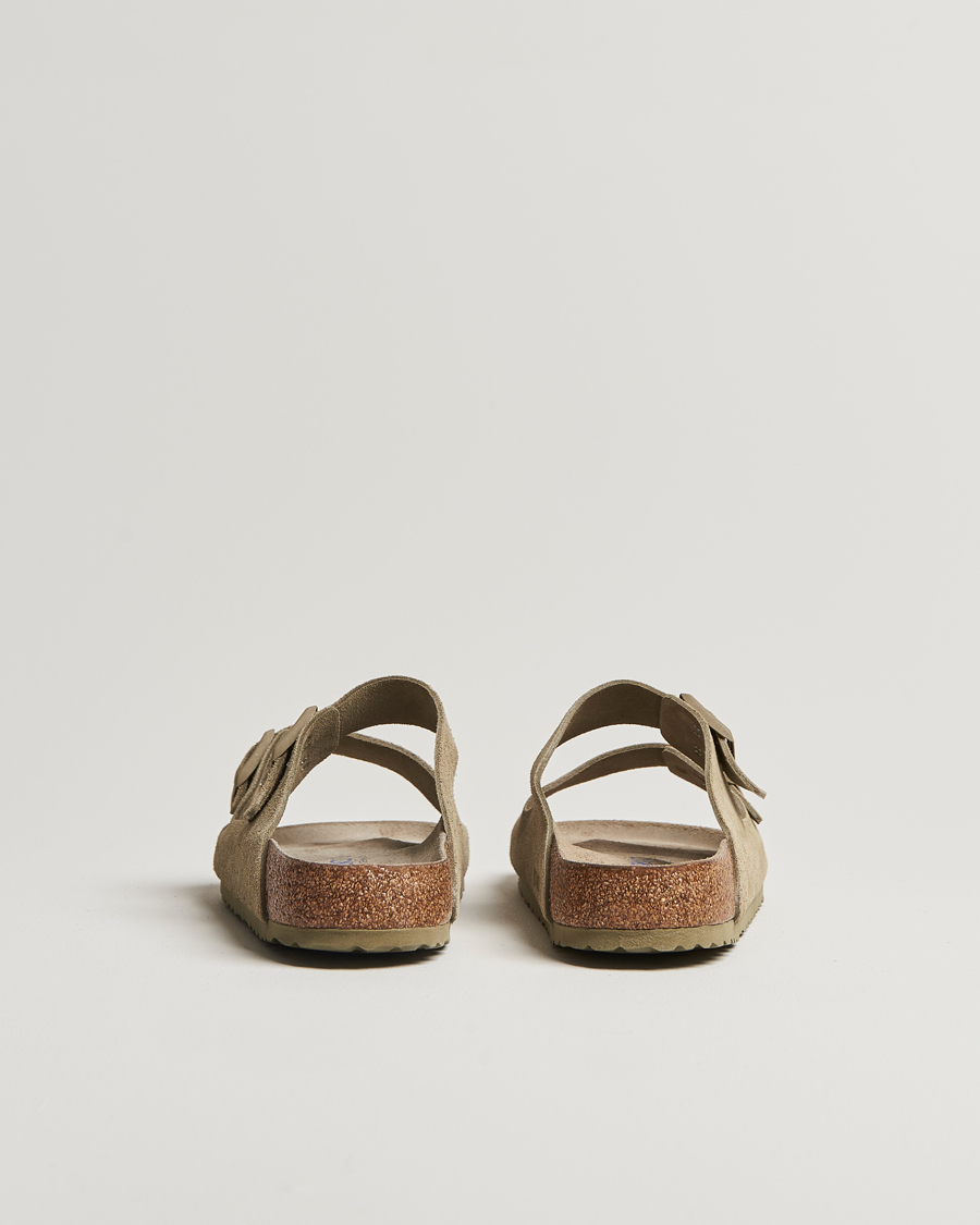 Herre | Sandaler & Hjemmesko | BIRKENSTOCK | Arizona Soft Footbed Faded Khaki Suede