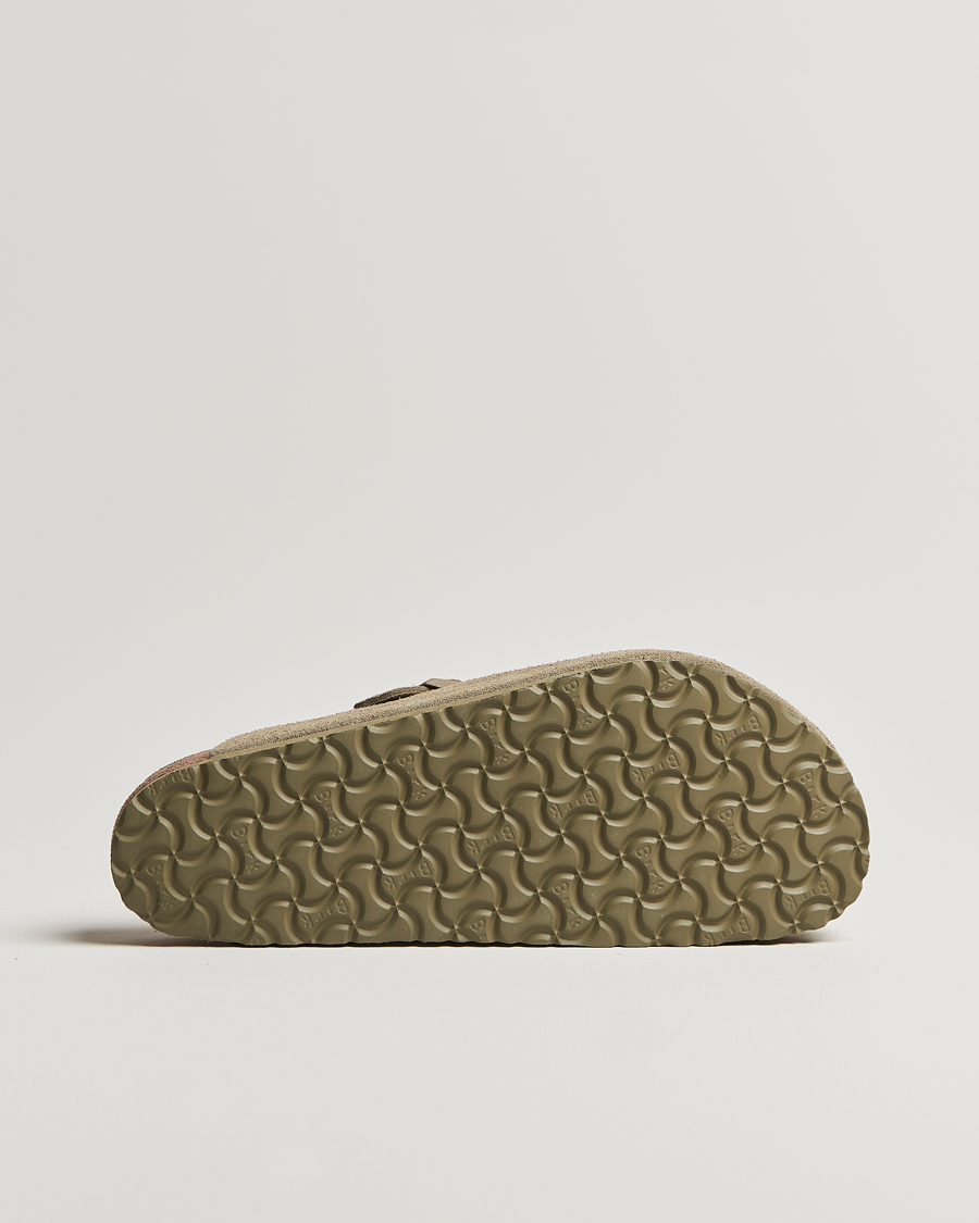 Herre | Sandaler & Hjemmesko | BIRKENSTOCK | Boston Classic Footbed Faded Khaki Suede