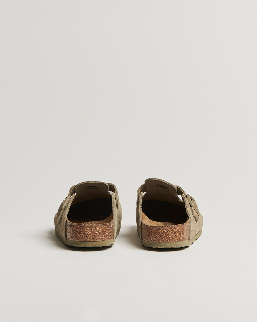 Herre | Sandaler & Hjemmesko | BIRKENSTOCK | Boston Classic Footbed Faded Khaki Suede
