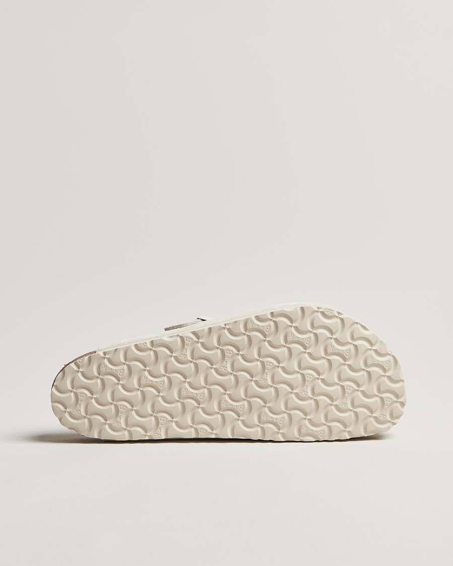 Herre | BIRKENSTOCK Boston Classic Footbed Antique White Suede | BIRKENSTOCK | Boston Classic Footbed Antique White Suede