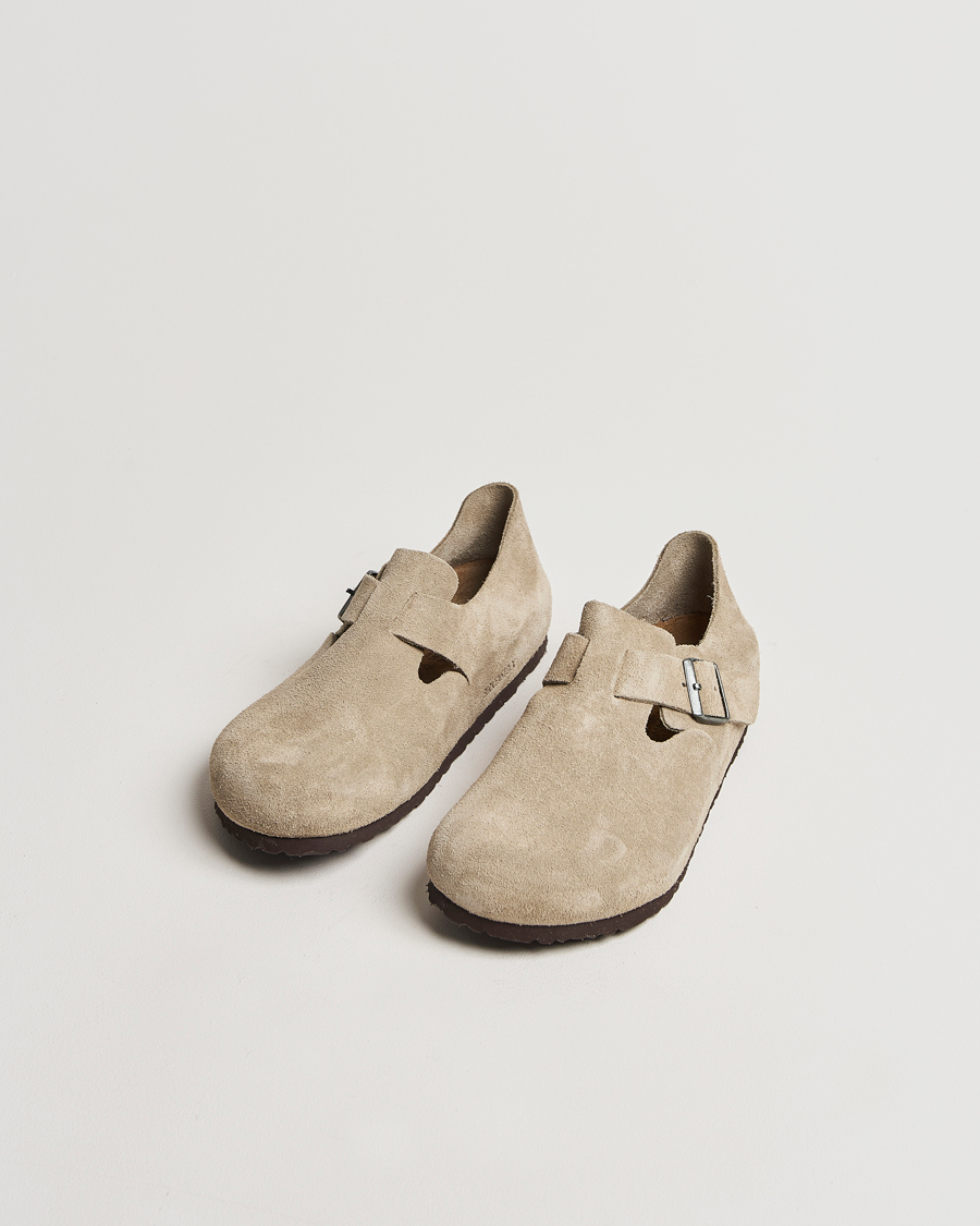Herre | BIRKENSTOCK London Suede Leather Taupe | BIRKENSTOCK | London Suede Leather Taupe