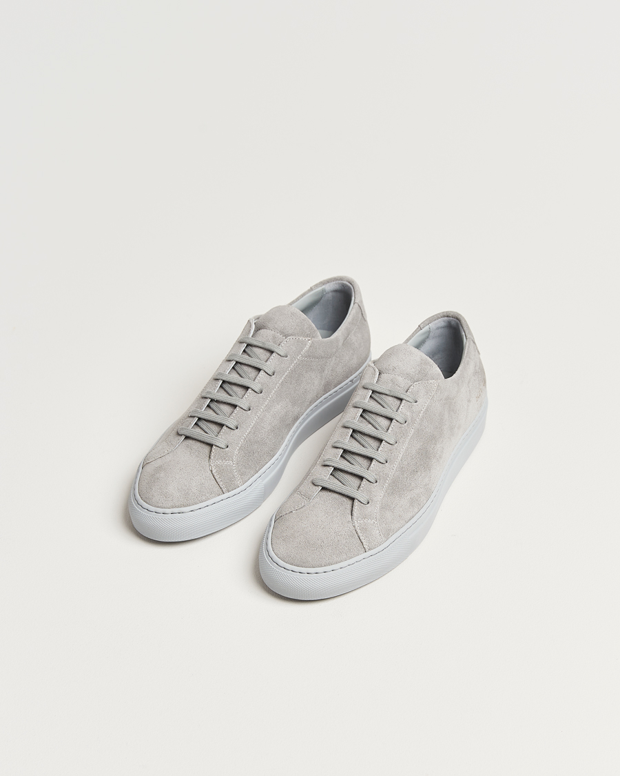 Herre | Common Projects Original Achilles Suede Sneaker Grey | Common Projects | Original Achilles Suede Sneaker Grey