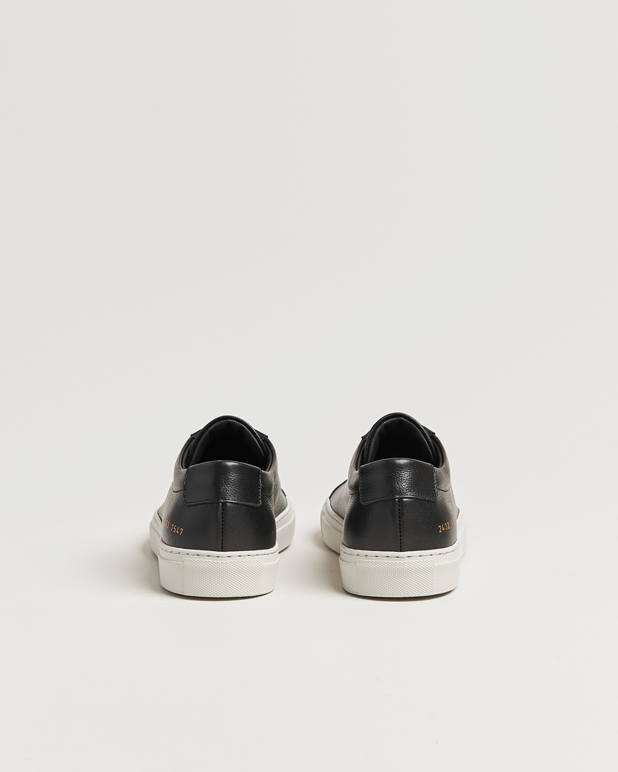 Herre | Common Projects Original Achilles Pebbled Leather Sneaker Black | Common Projects | Original Achilles Pebbled Leather Sneaker Black