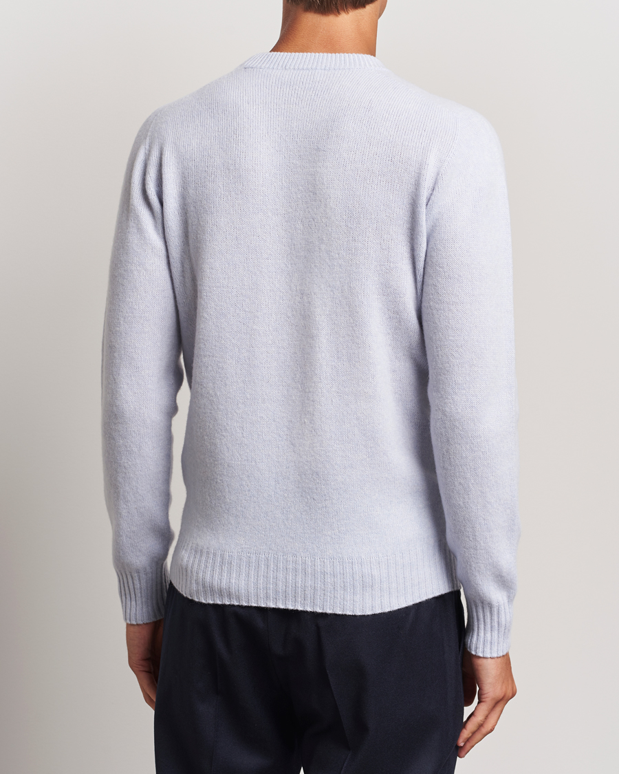 Herre | Trøjer | Altea | Wool/Cashmere Crew Neck Pullover Light Blue