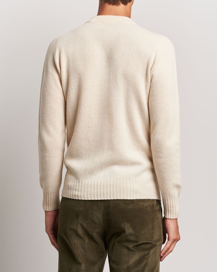 Herre | Trøjer | Altea | Wool/Cashmere Crew Neck Pullover Latte