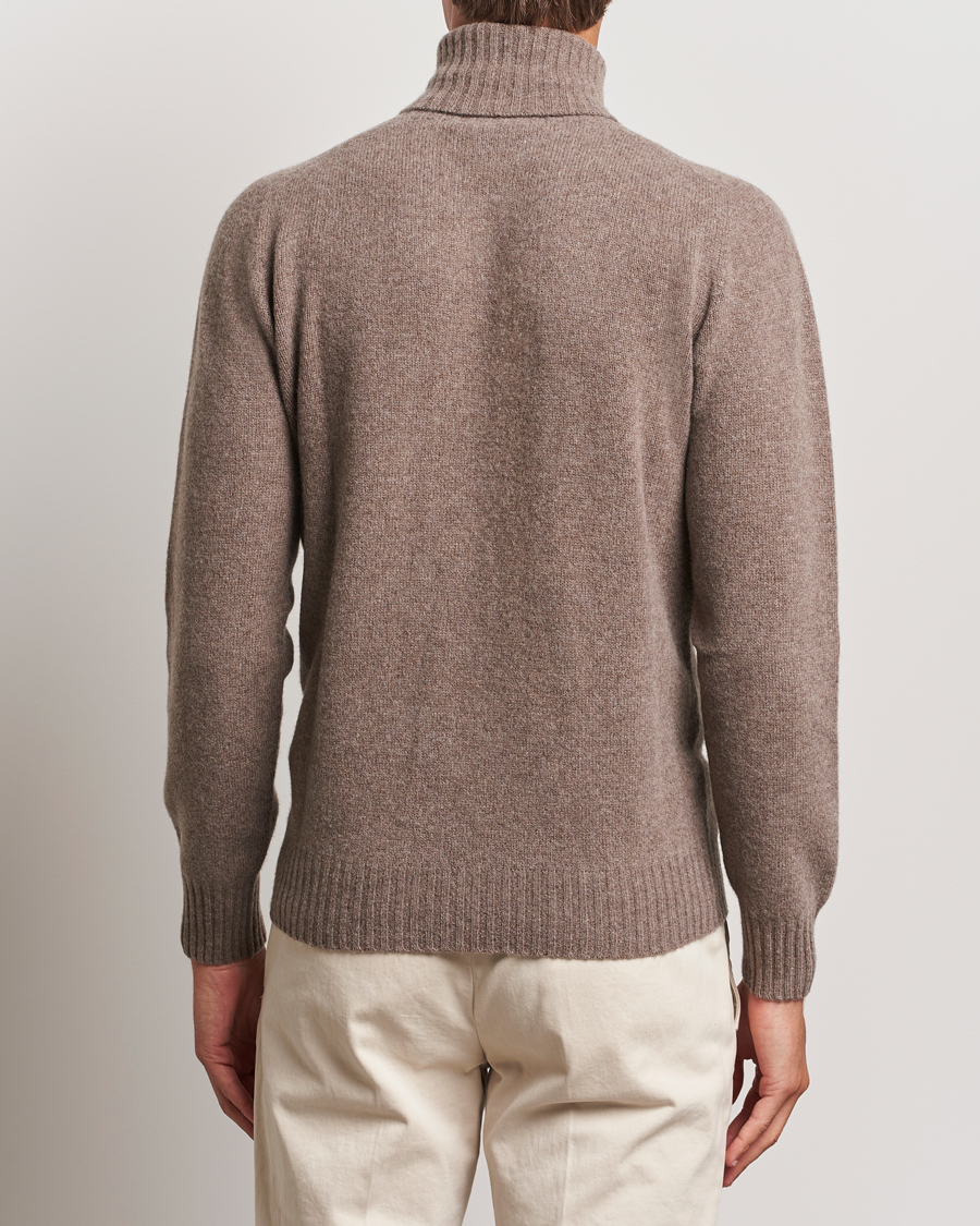 Herre | Trøjer | Altea | Wool/Cashmere Rollneck Taupe