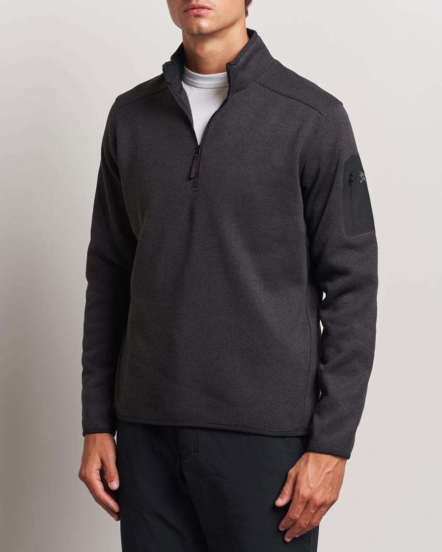 Herre | Trøjer | Arc'teryx | Covert Half Zip Black Heather