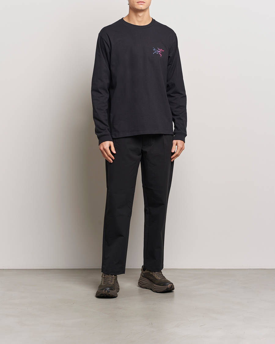 Herre | T-Shirts | Arc'teryx | Kragg Heavy Cotton Long Sleeve T-Shirt Black