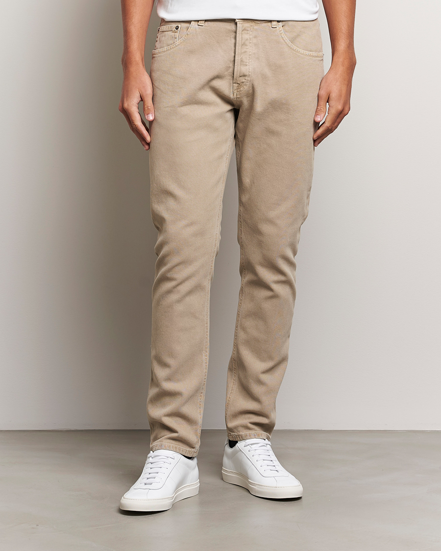 Herre | Bukser | Dondup | Icon 5-Pocket Pants Sand