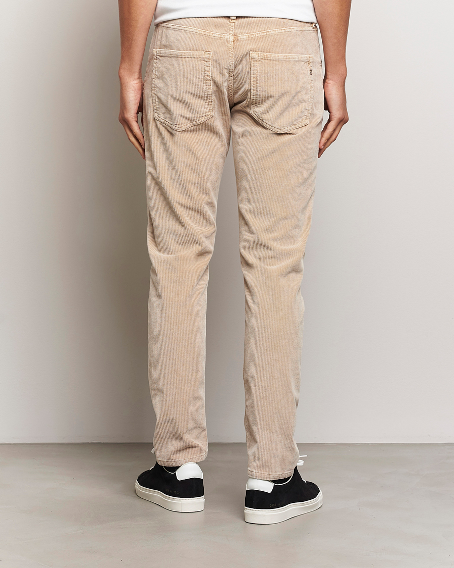 Herre | Bukser | Dondup | Icon Corduroy Trousers Light Beige