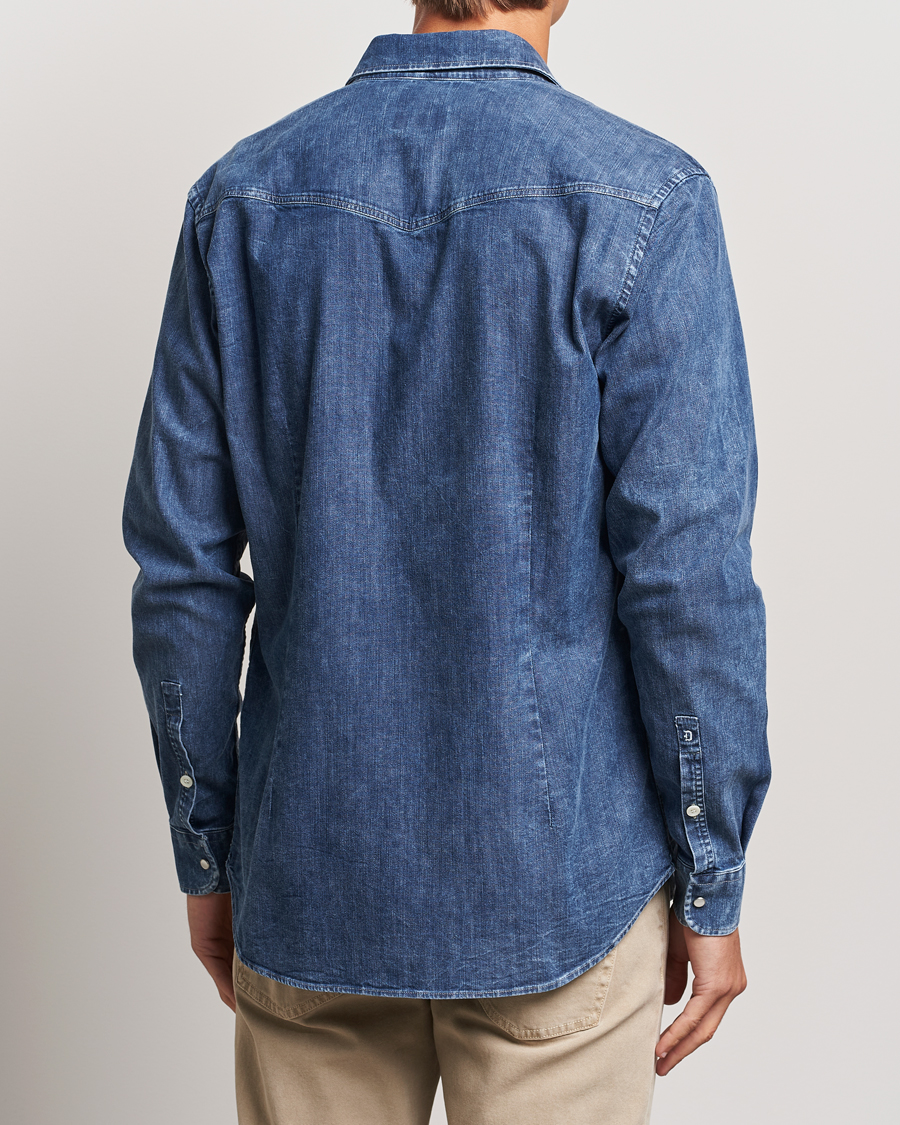 Herre | Skjorter | Dondup | Slim Fit Denim Shirt Medium Blue