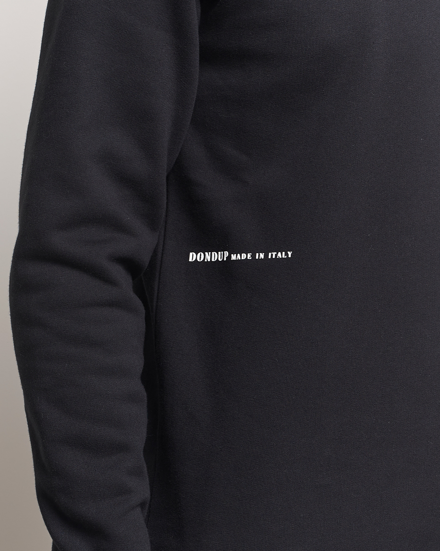 Herre | Trøjer | Dondup | Logo Crew Neck Sweatshirt Black