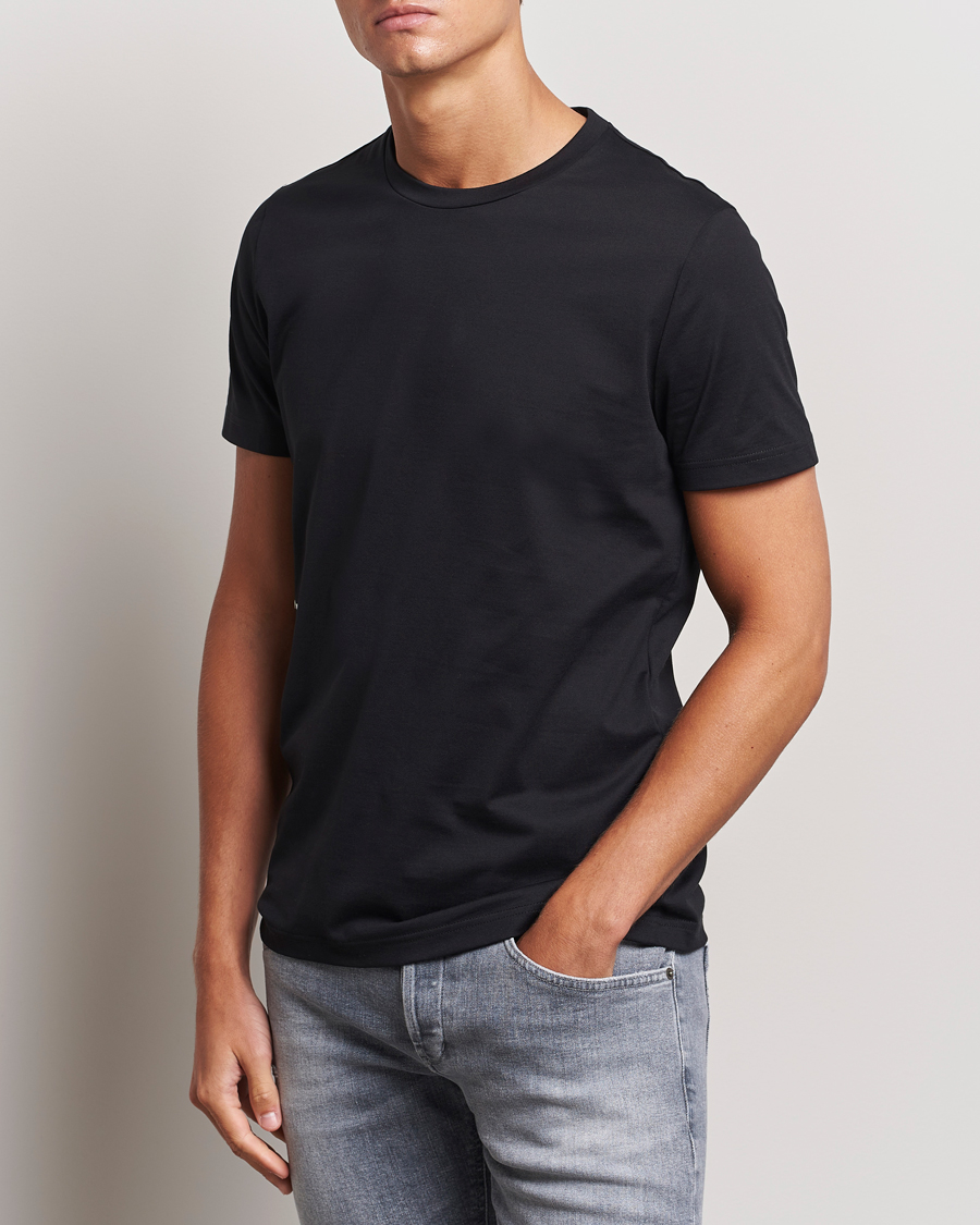 Herre | T-Shirts | Dondup | Logo Crew Neck T-Shirt Black
