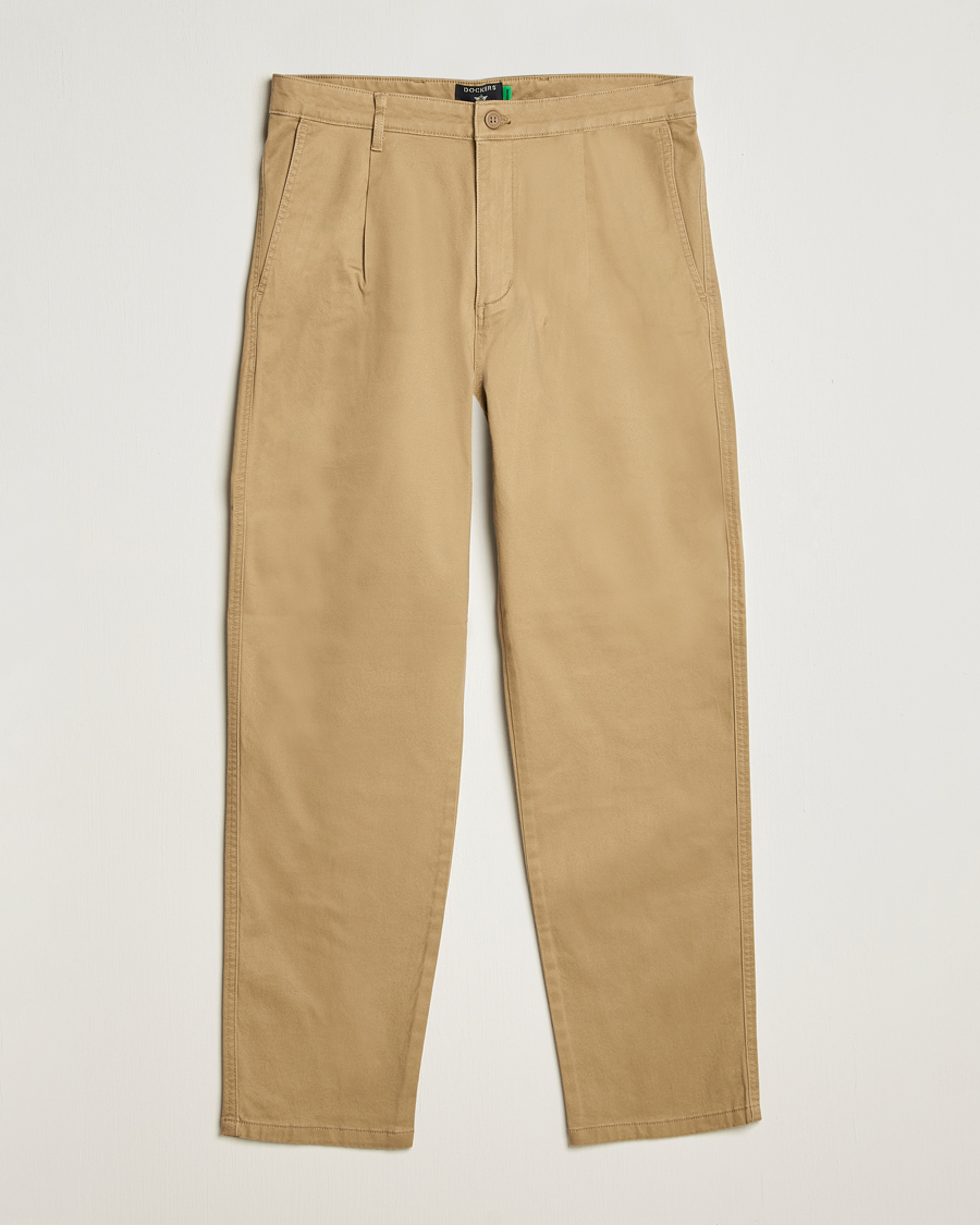 Herre | Chinos | Dockers | Original Pleated Cotton Chino Harvest Gold