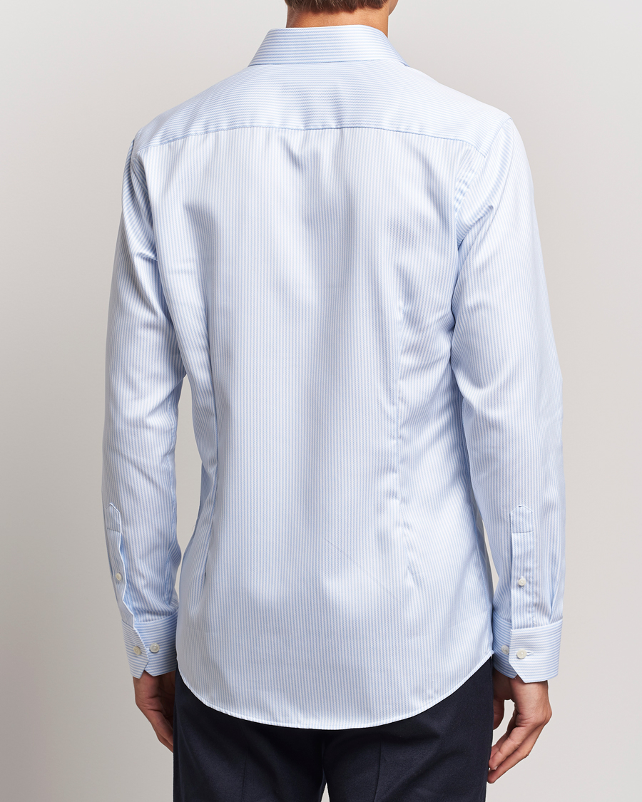 Herre | Skjorter | Eton | Slim Fit Signature Twill Striped Shirt Blue/White