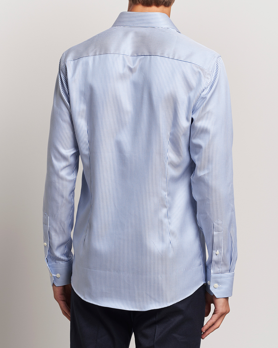 Herre | Skjorter | Eton | Slim Fit Signature Twill Striped Shirt Blue/White