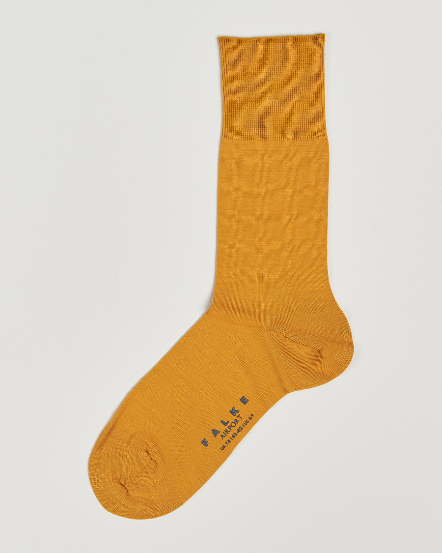 Herre | Undertøj | Falke | Airport Socks Amber Yellow