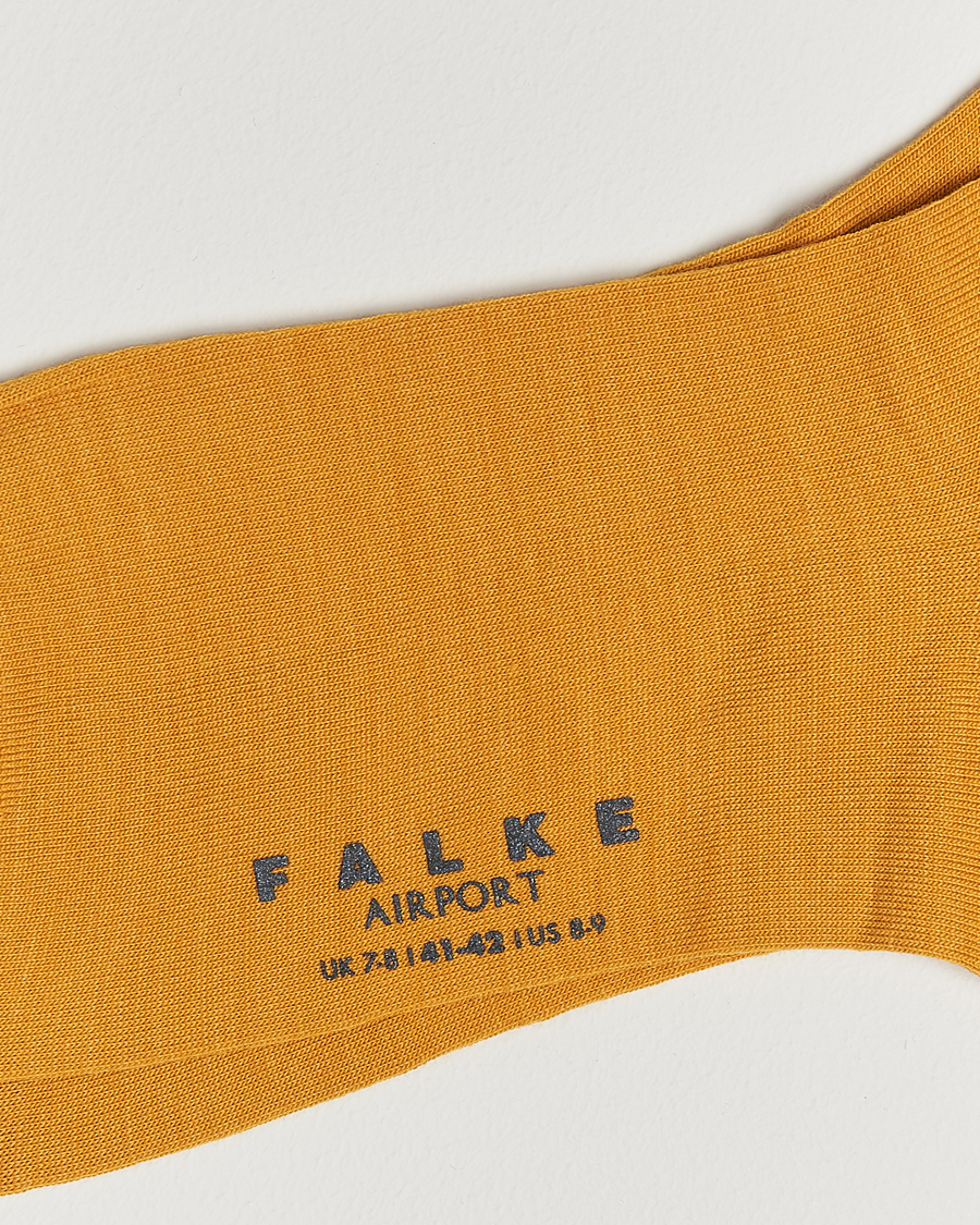 Herre | Undertøj | Falke | Airport Socks Amber Yellow