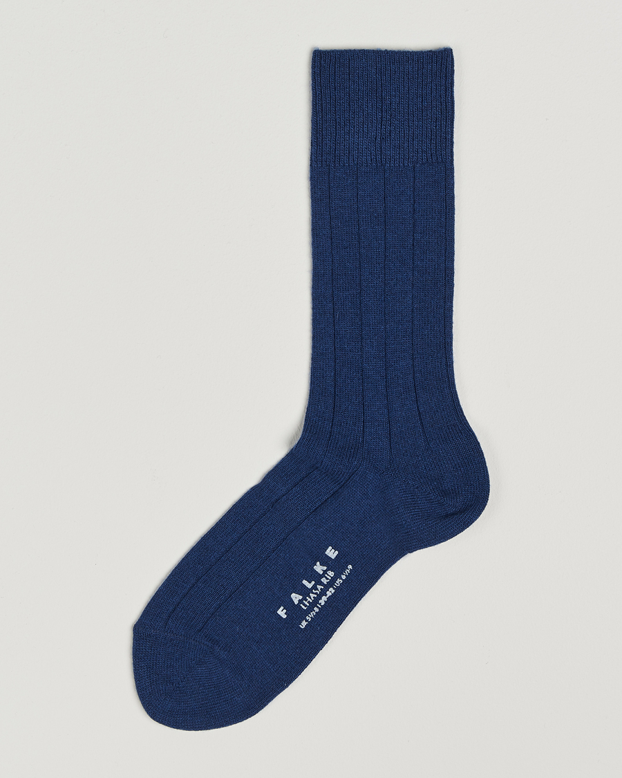 Herre | Undertøj | Falke | Lhasa Cashmere Socks Royal Blue