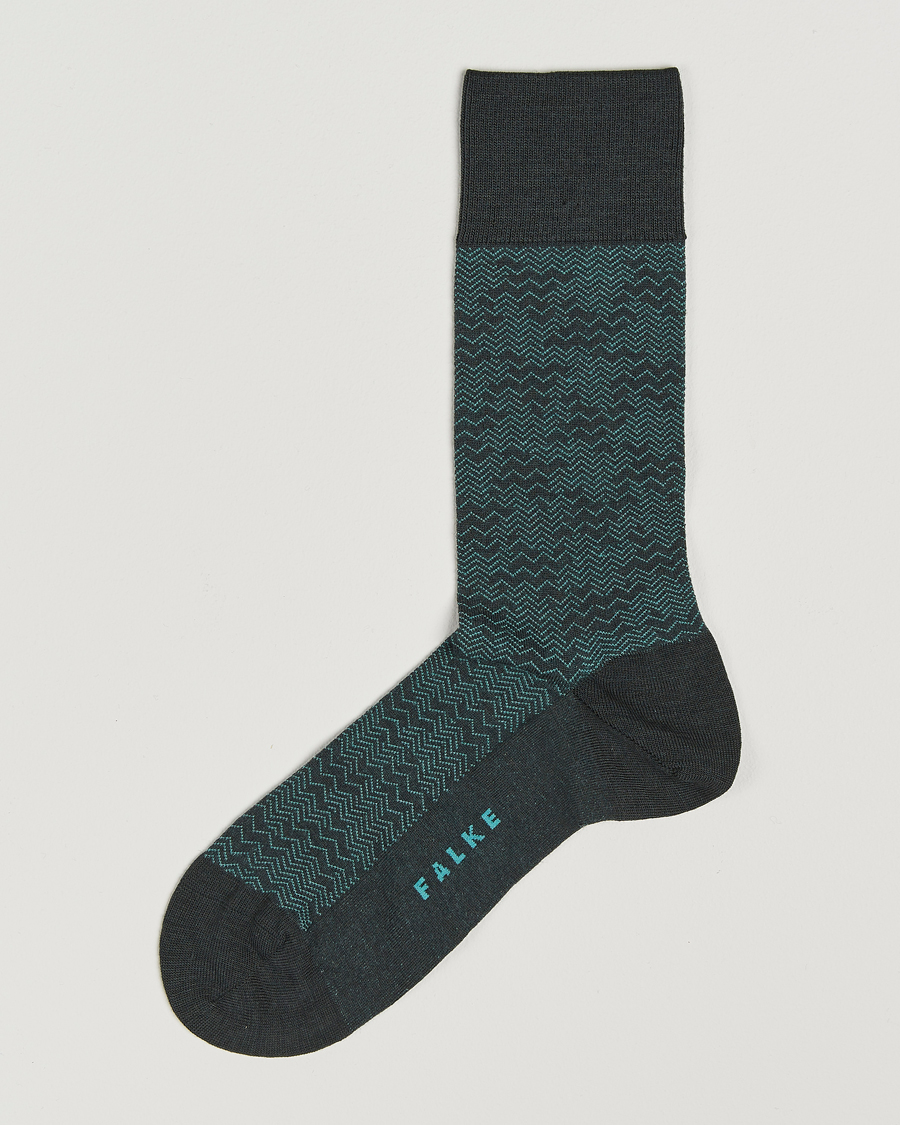 Herre | Undertøj | Falke | Mighty Nest Wool/Cotton Socks Forest Green