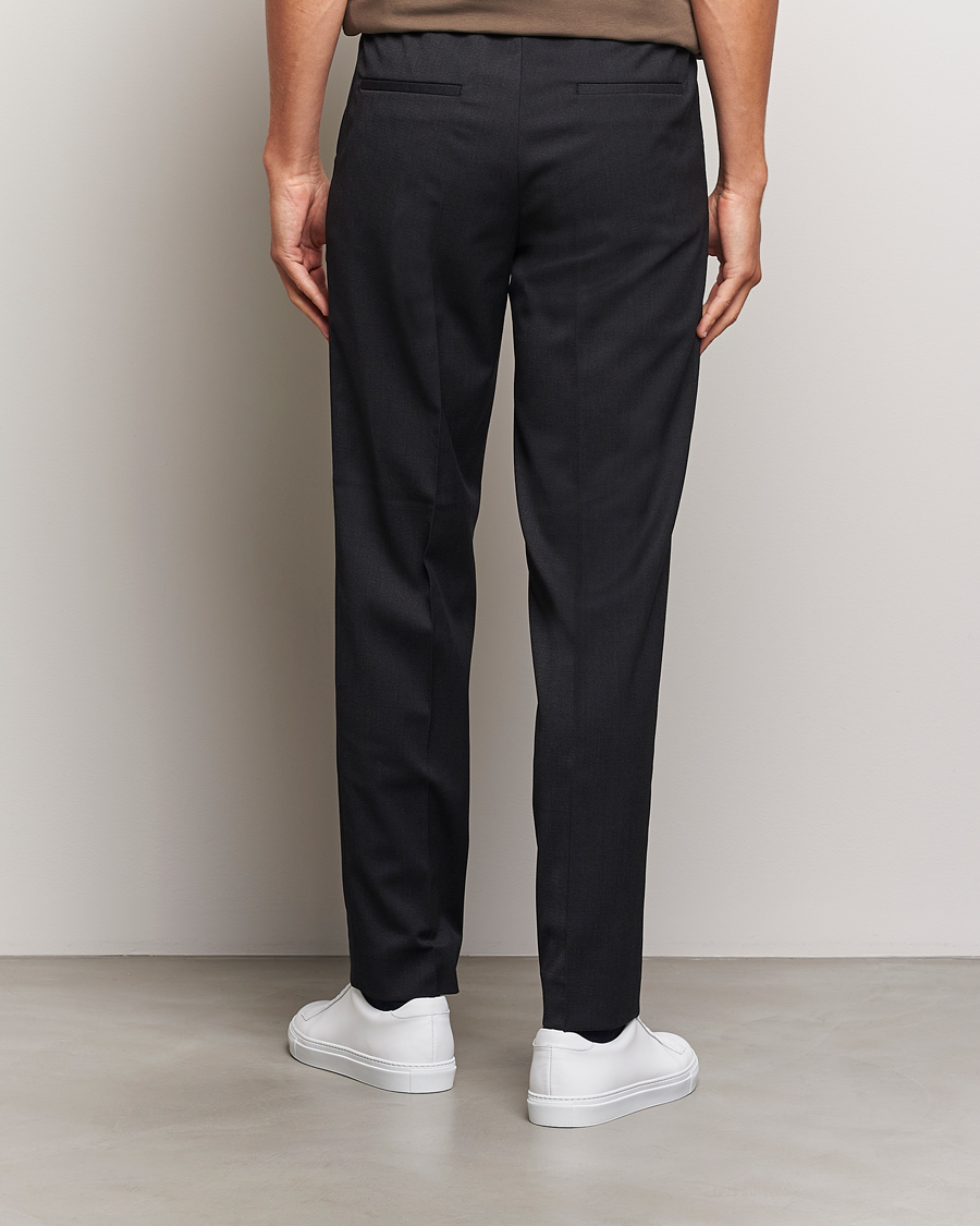 Herre | Bukser | Filippa K | Relaxed Terry Wool Trousers Anthracite