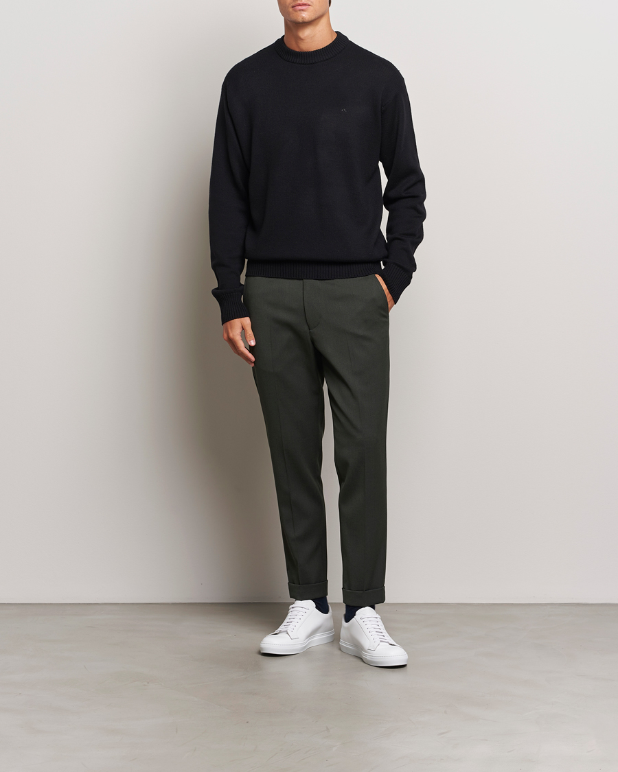 Herre | Bukser | Filippa K | Terry Wool Trousers Green Melange