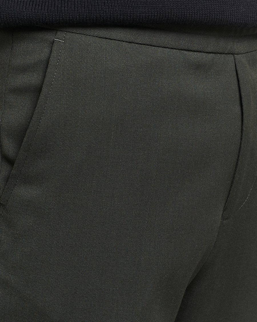 Herre | Bukser | Filippa K | Terry Wool Trousers Green Melange