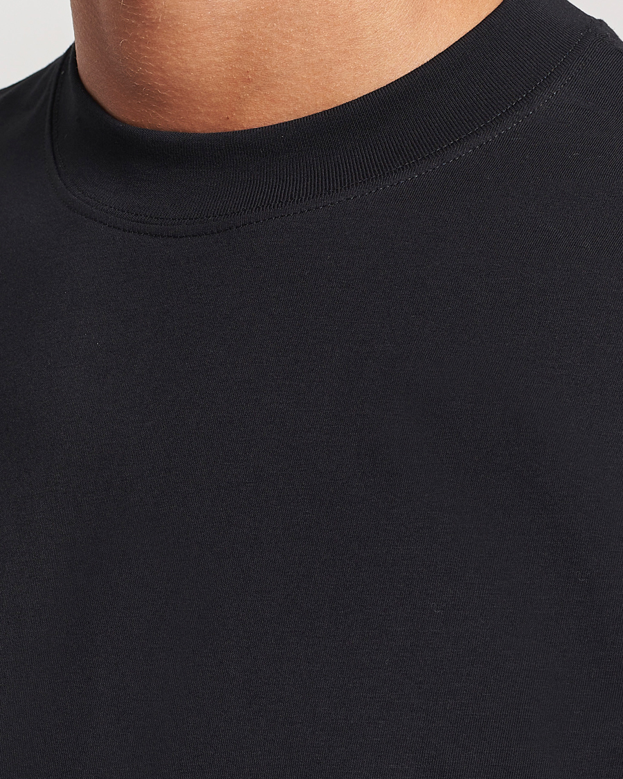 Herre | T-Shirts | Filippa K | Mock Neck T-Shirt Black