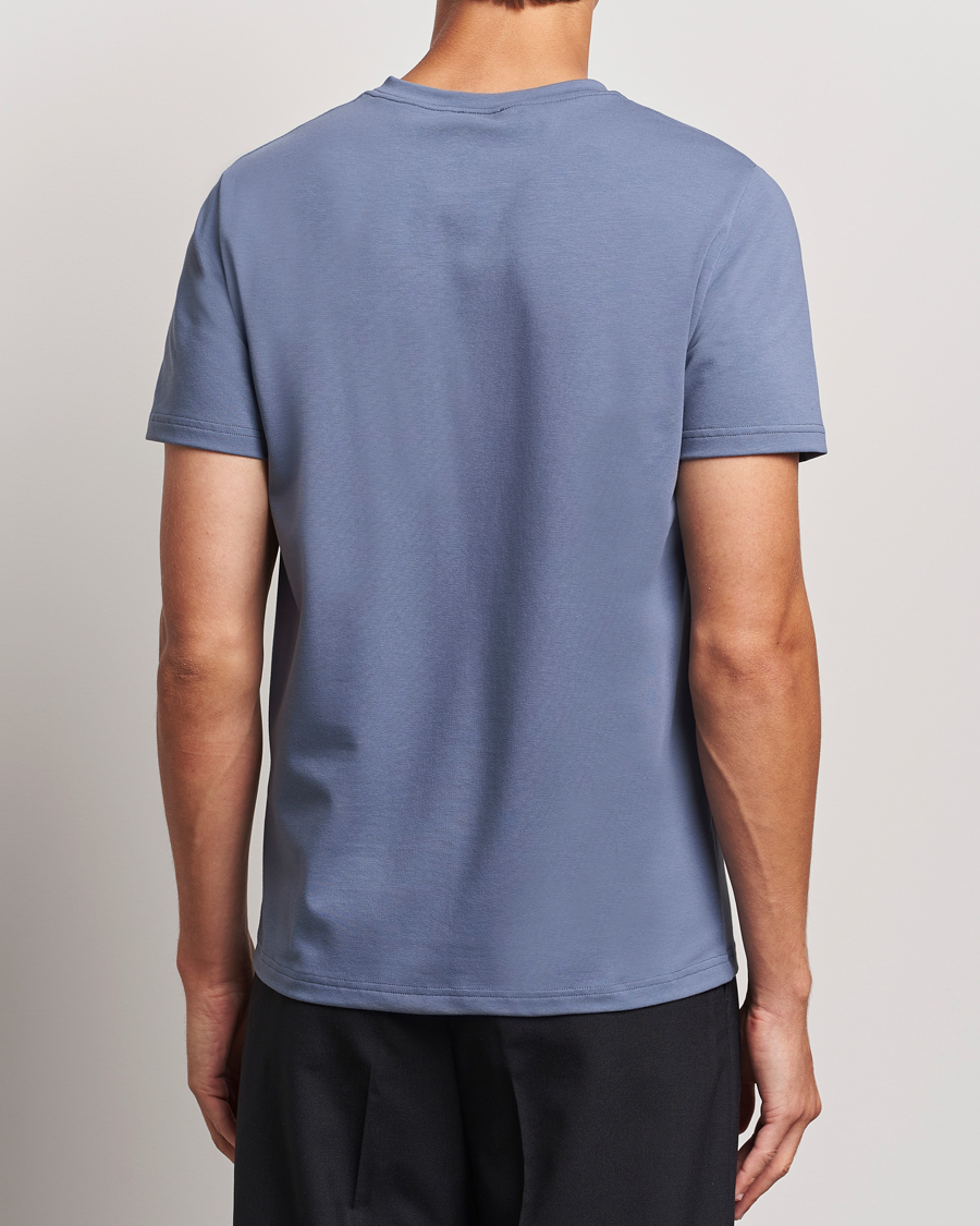 Herre | T-Shirts | Filippa K | Soft Lycra T-Shirt Grey Blue