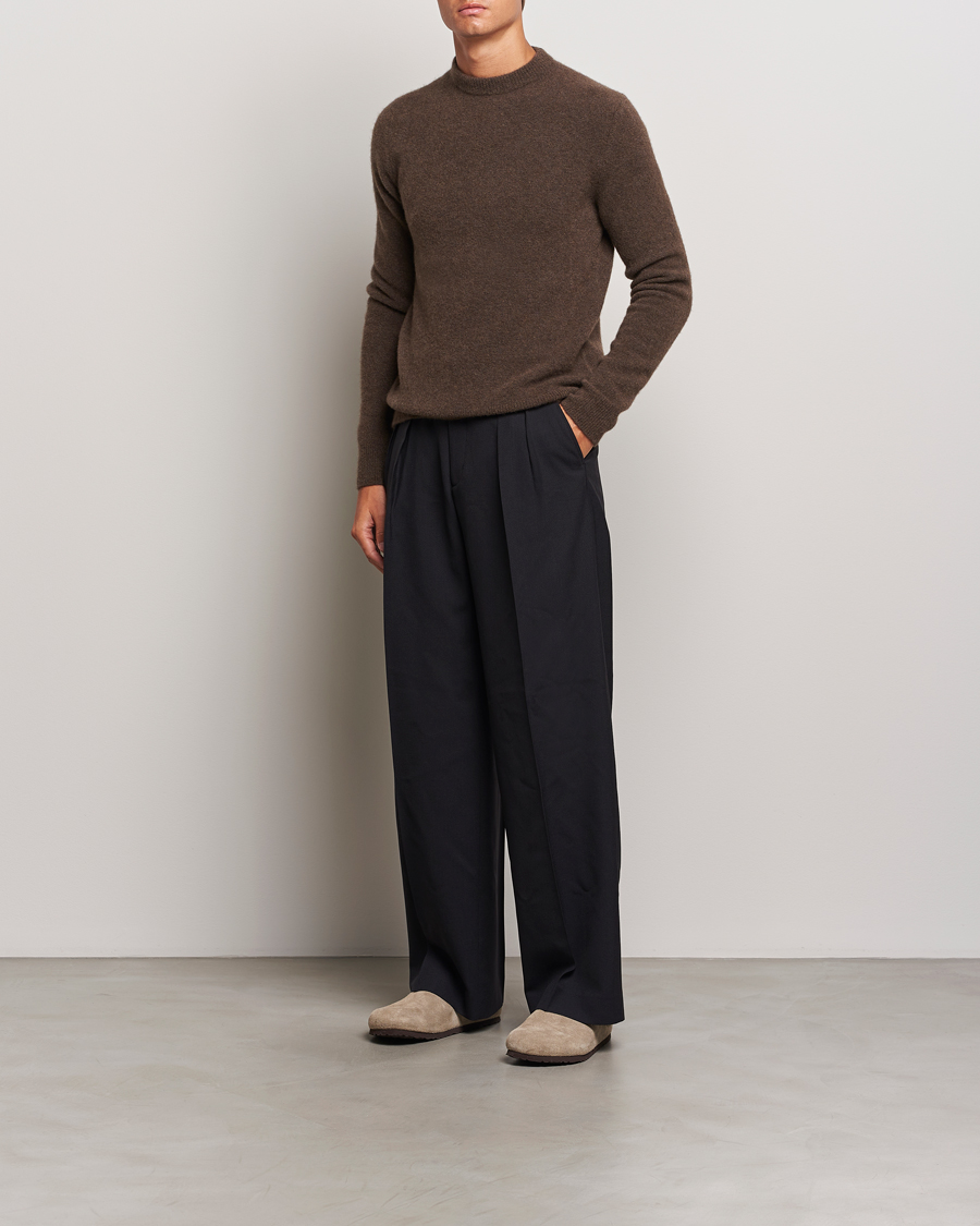 Herre | Trøjer | Filippa K | Yak Knitted Sweater Driftwood