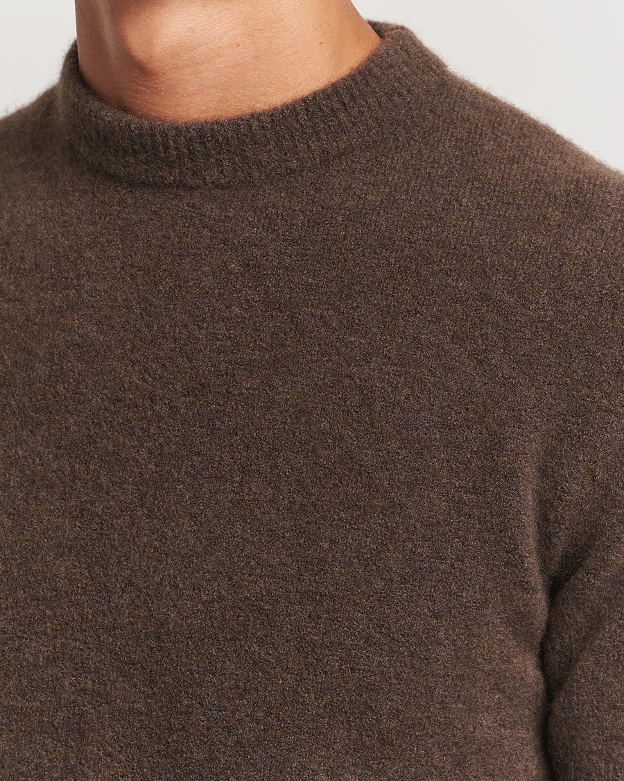 Herre | Trøjer | Filippa K | Yak Knitted Sweater Driftwood