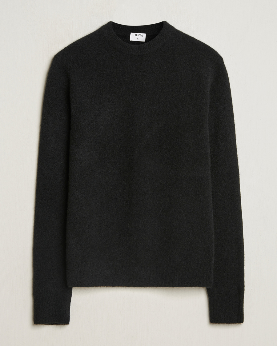 Herre | Trøjer | Filippa K | Yak Knitted Sweater Black