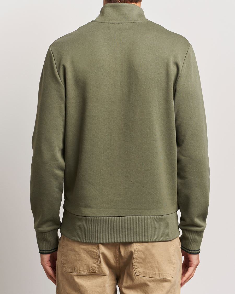 Herre | Trøjer | Fred Perry | Half Zip Sweatshirt Laurel Green