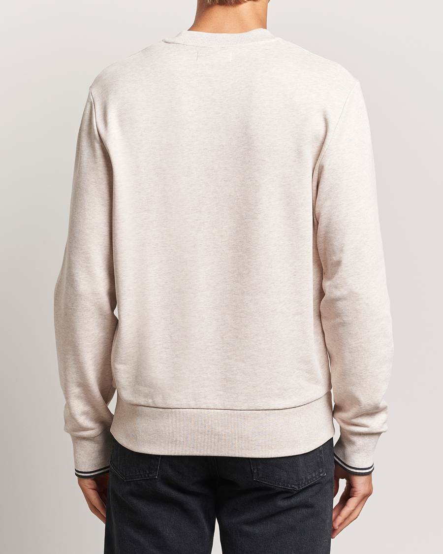Herre | Trøjer | Fred Perry | Crew Neck Sweatshirt Oatmeal Melange