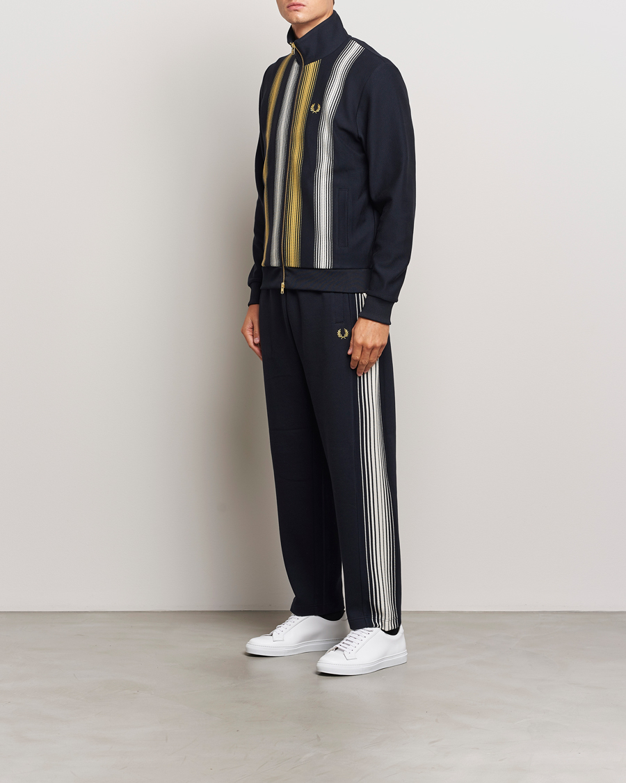 Herre | Bukser | Fred Perry | Ombre Striped Track Pants Navy