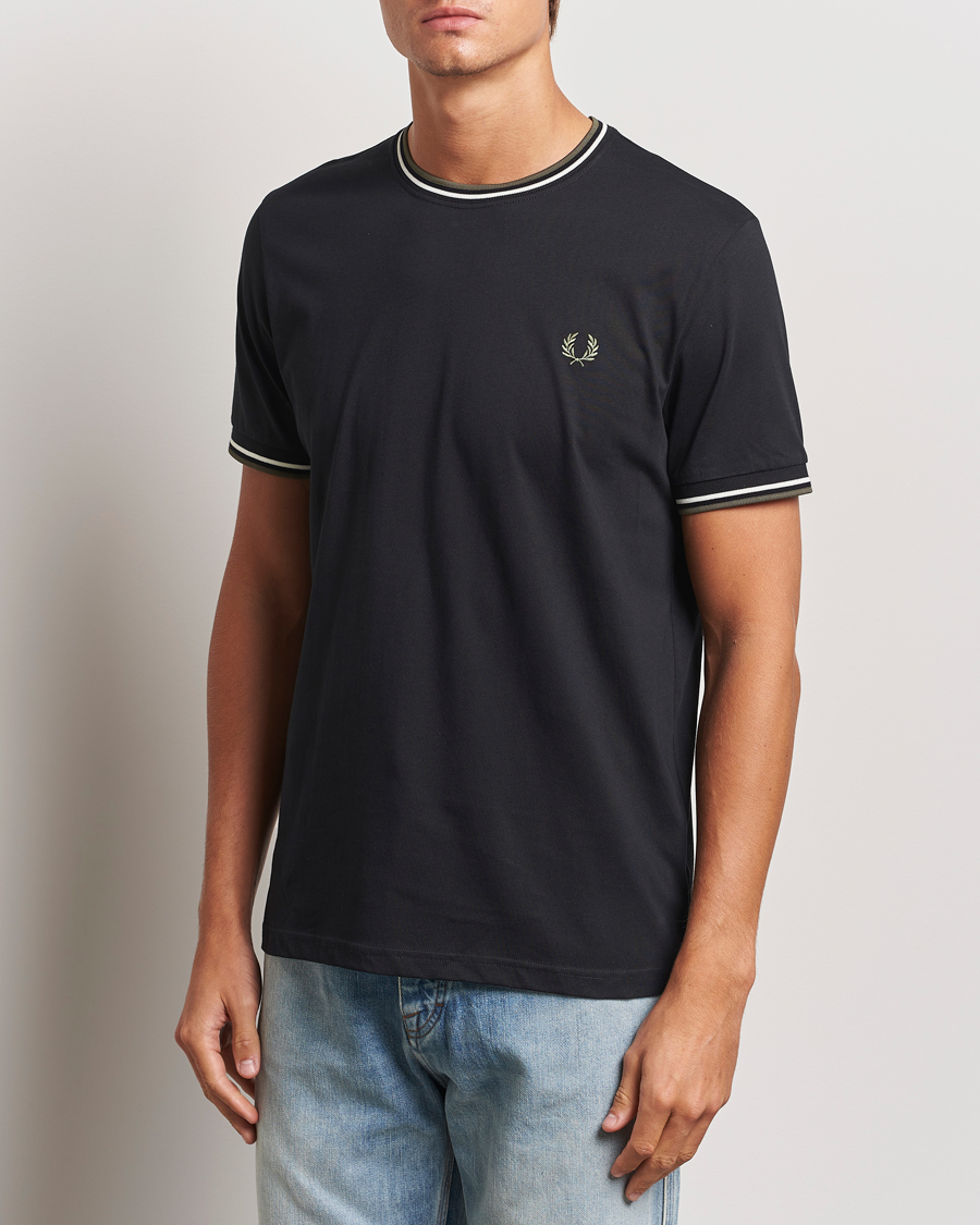 Herre | T-Shirts | Fred Perry | Twin Tipped T-Shirt Black