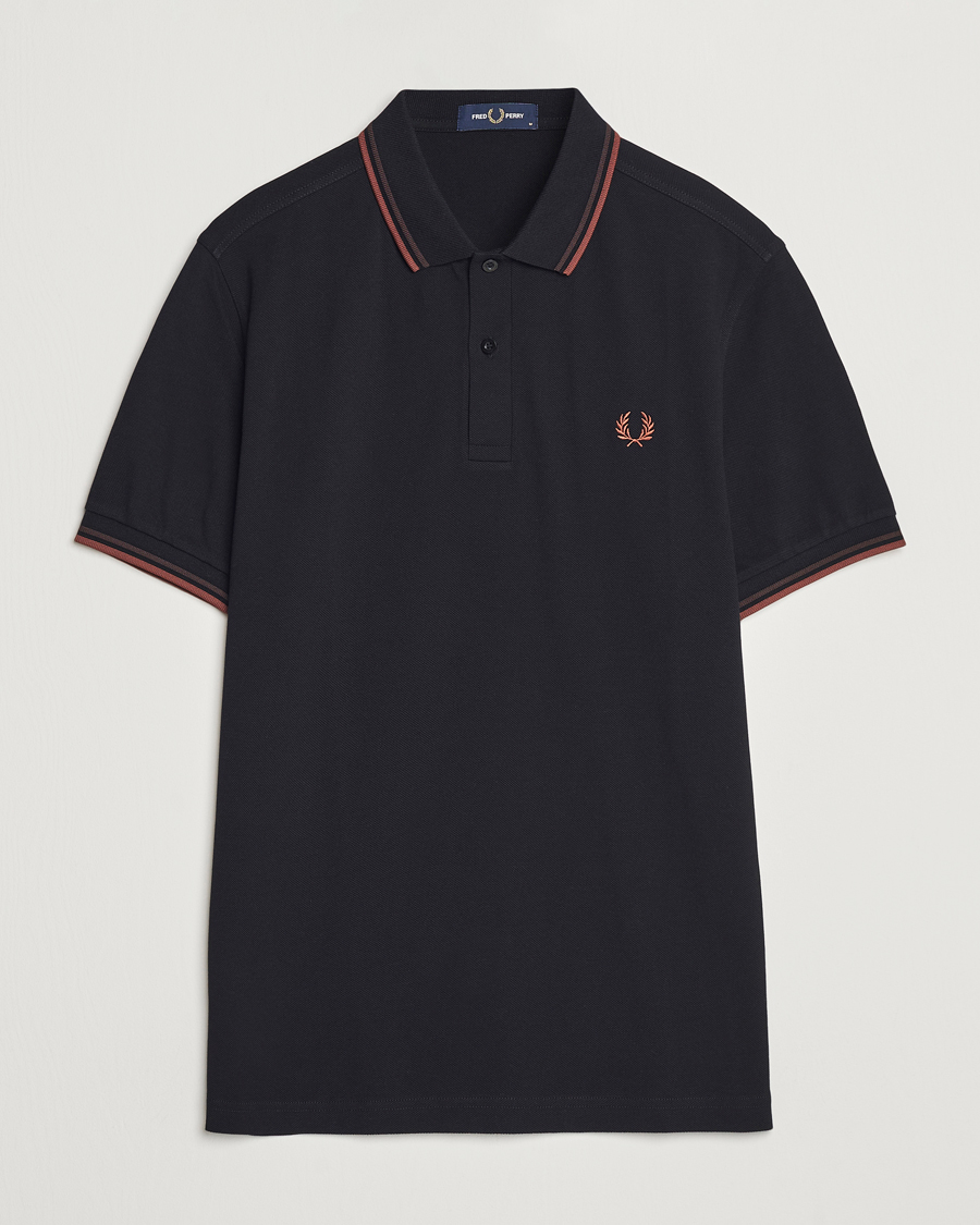 Herre | Polotrøjer | Fred Perry | Twin Tipped Shirt Black