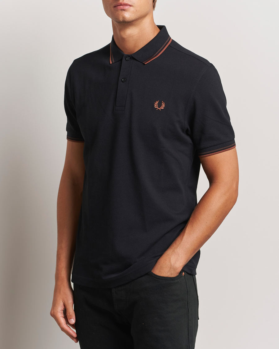 Herre | Polotrøjer | Fred Perry | Twin Tipped Shirt Black