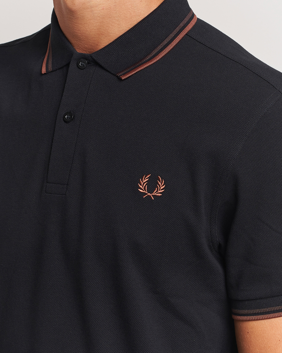 Herre | Polotrøjer | Fred Perry | Twin Tipped Shirt Black