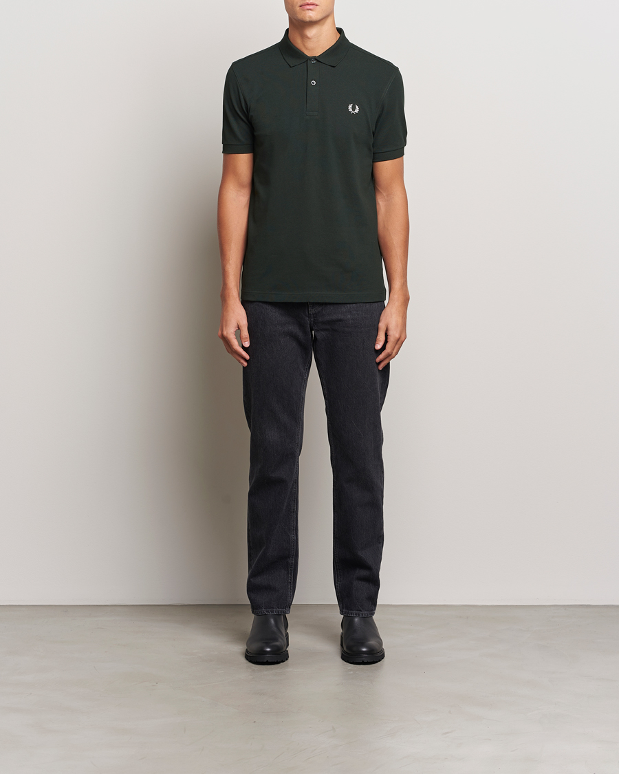 Herre | Polotrøjer | Fred Perry | Plain Polo Shirt Night Green