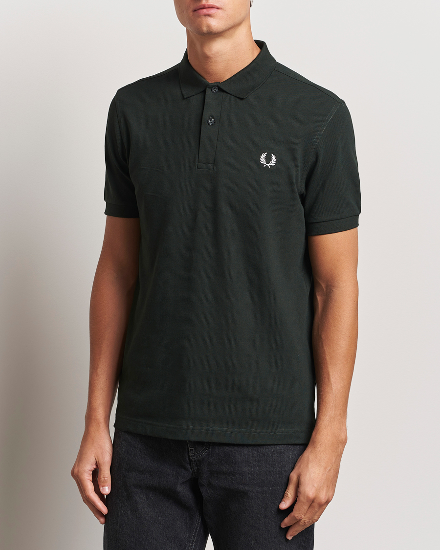 Herre | Polotrøjer | Fred Perry | Plain Polo Shirt Night Green