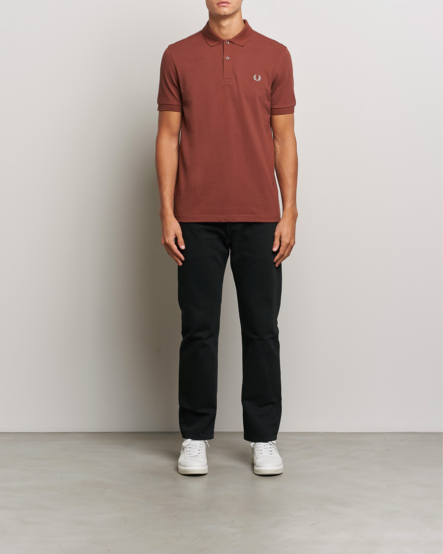 Herre | Polotrøjer | Fred Perry | Plain Polo Shirt Whiskey Brown