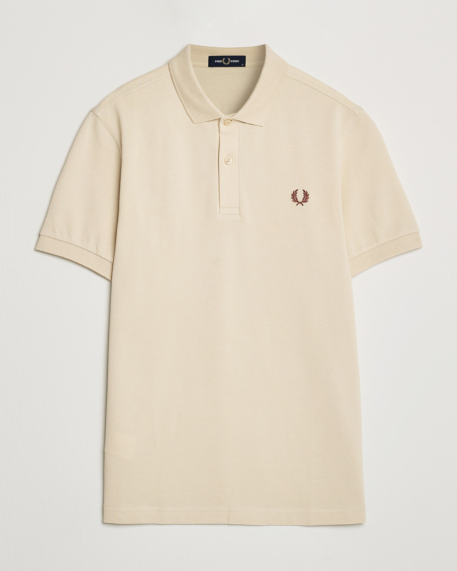 Herre | Polotrøjer | Fred Perry | Plain Polo Shirt Oatmeal