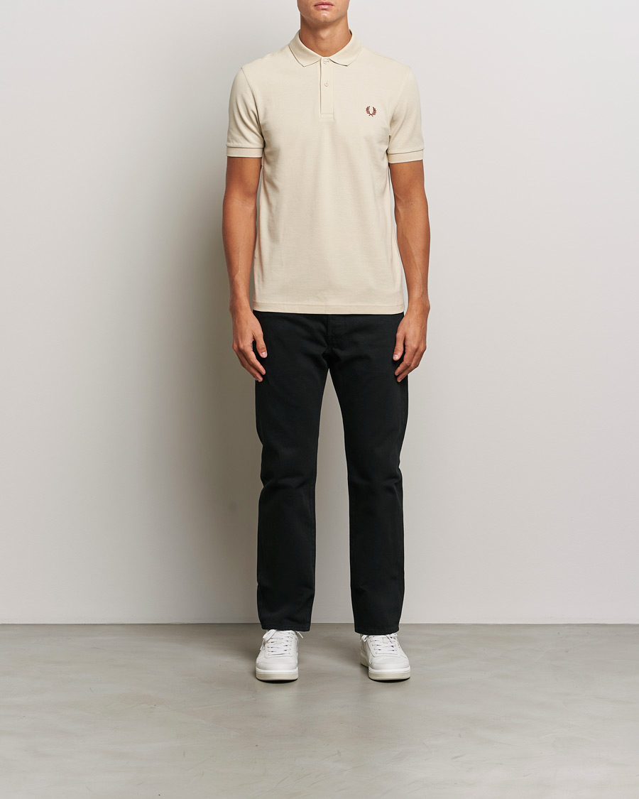 Herre | Polotrøjer | Fred Perry | Plain Polo Shirt Oatmeal