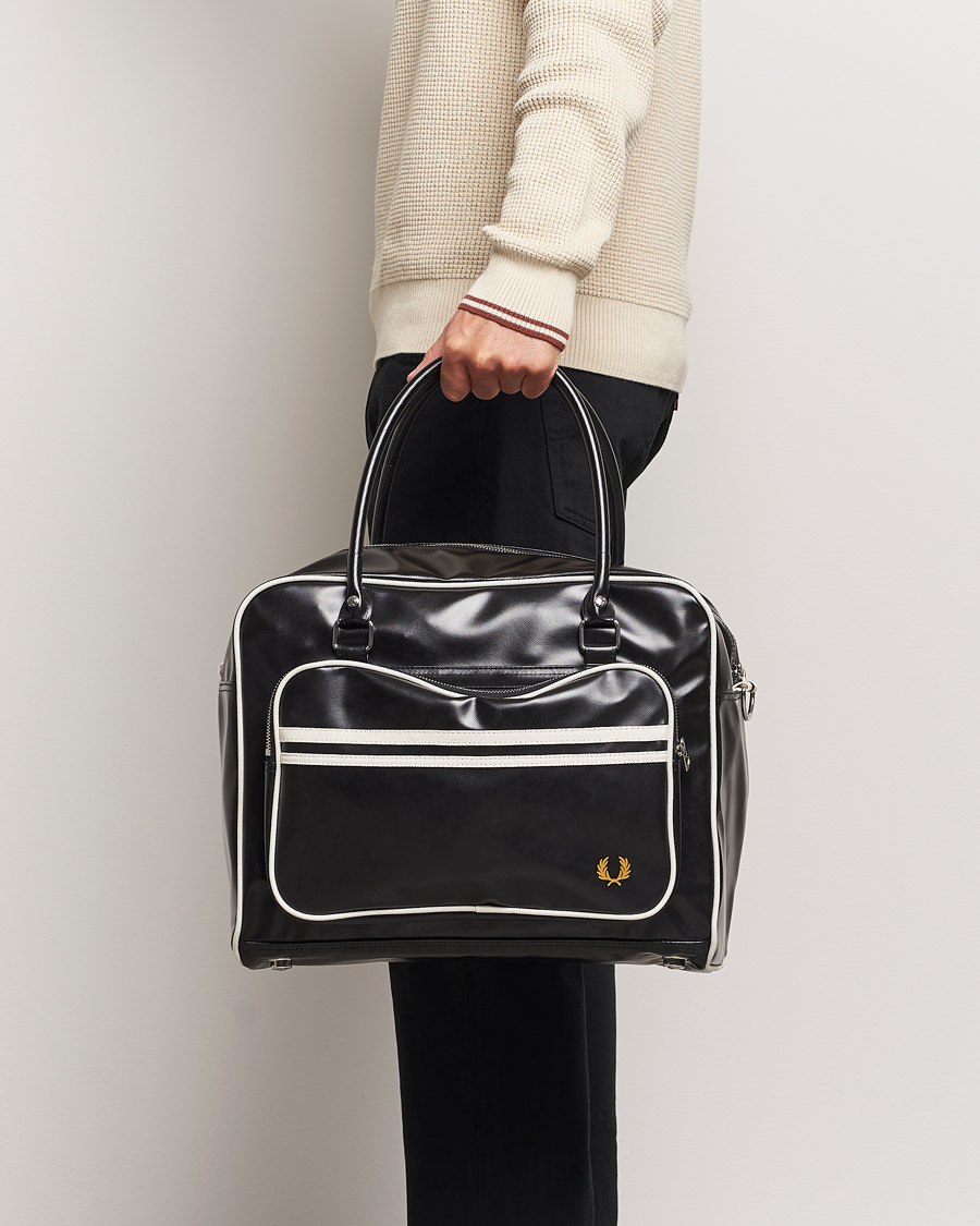 Herre | Fred Perry Classic Holdall Black/Ecru | Fred Perry | Classic Holdall Black/Ecru