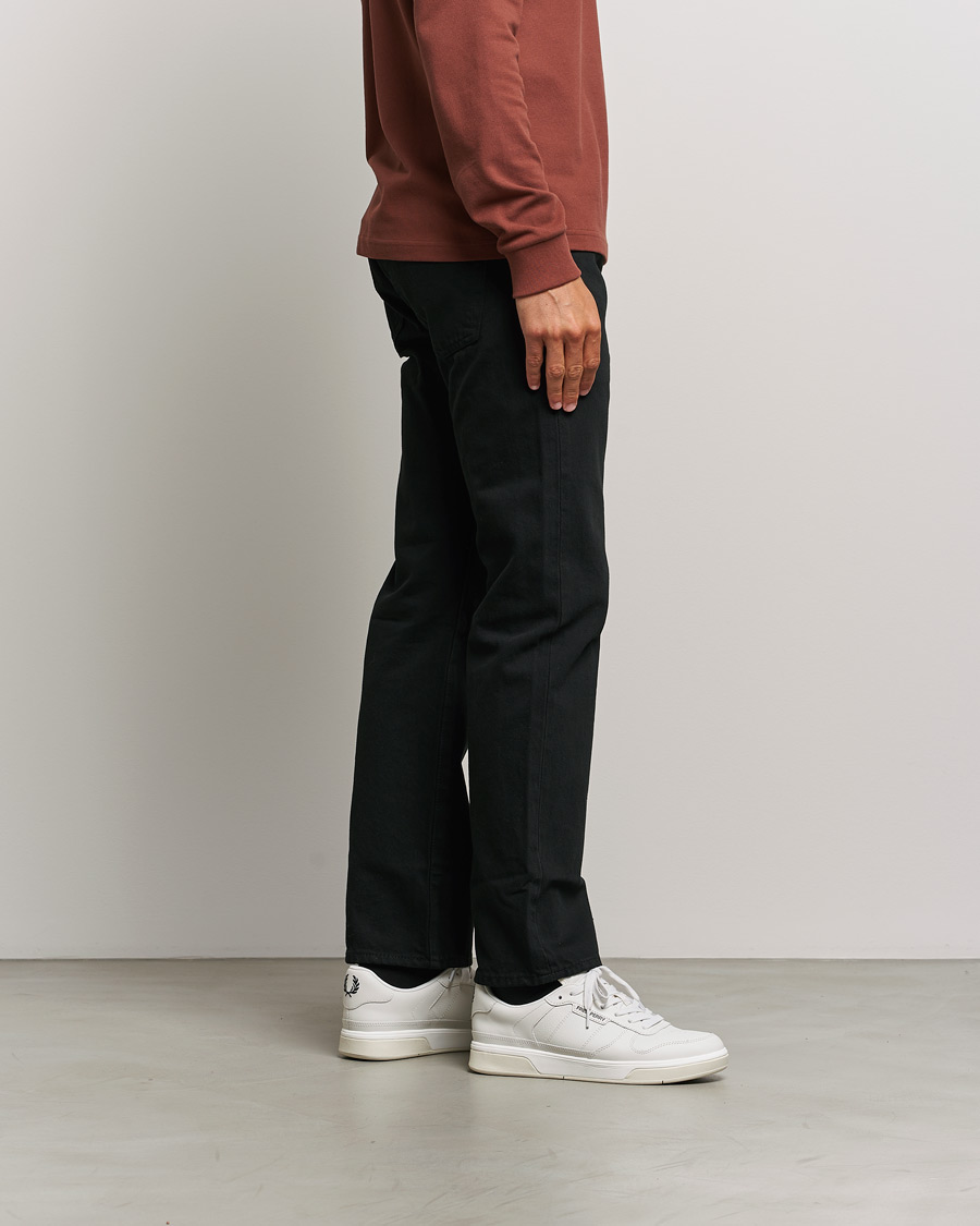 Herre | Fred Perry B300 Textured Leather Sneaker White | Fred Perry | B300 Textured Leather Sneaker White