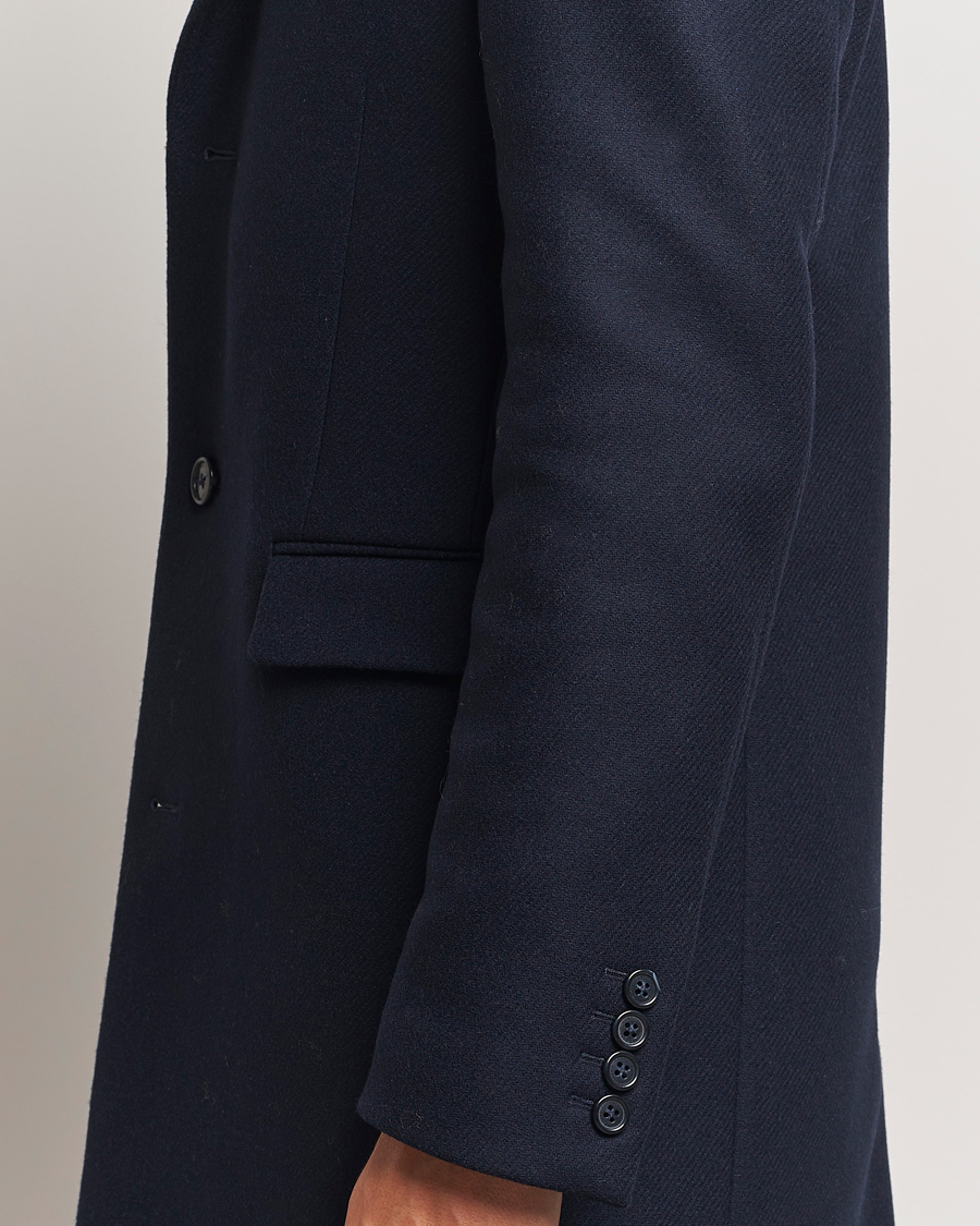 Herre | Jakker | GANT | Classic Wool Coat Night Blue